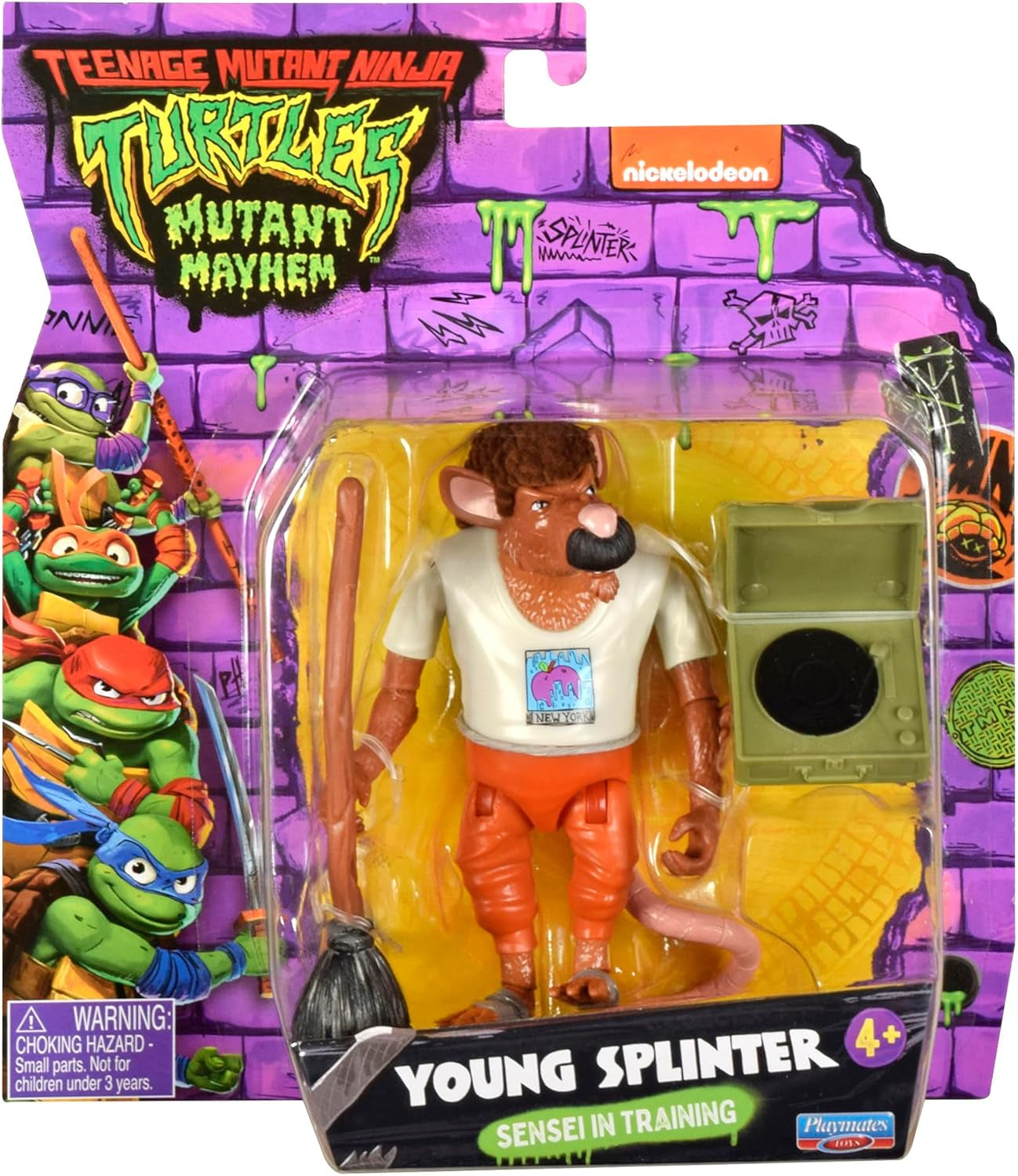 Tortugas NINJA MUTANTES ADOLESCENTES - Ray Fillet Figuras de acción Naty Shop Figura Splinter Base