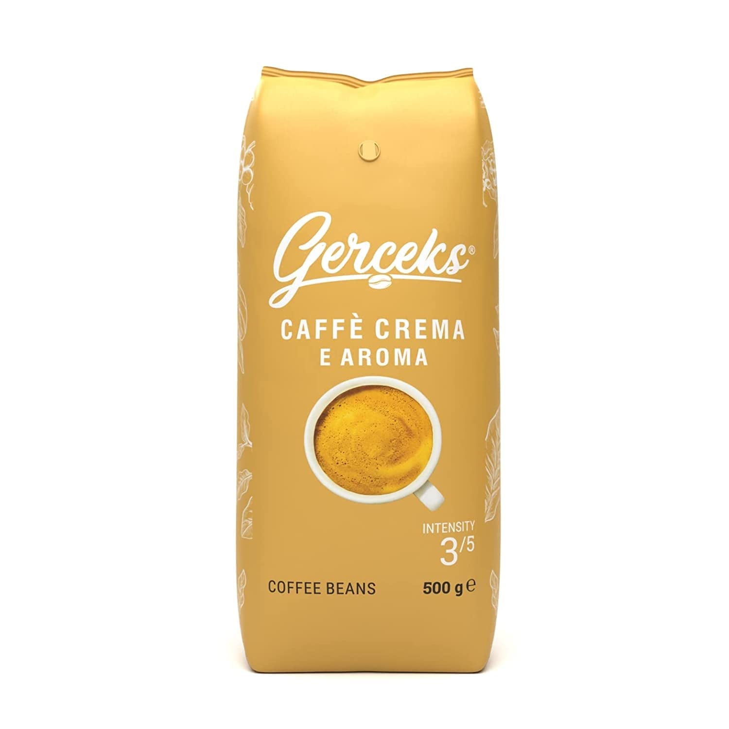 Caffe Crema E Aroma Kaffeebohnen 2kg (4x500g), Barista Kaffee schokoladig und säurearm, Espressobohnen kräftig, Bohnenkaffee mit Arabica und Robusta, fine Crema, ideal für Milchkaffee