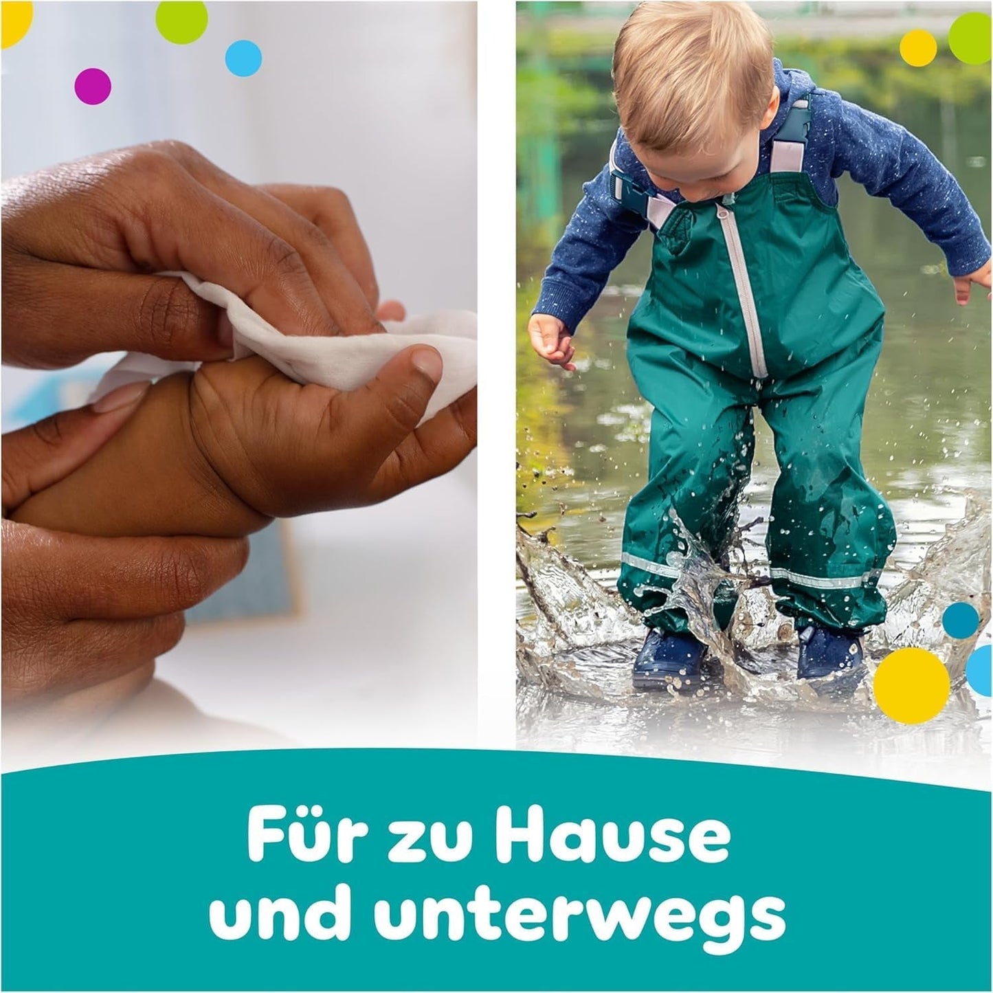 Pampers Fresh Clean Wet Wipes, 1872 toallitas (36x52 piezas), ligeramente perfumadas, también aptas para manos y rostro