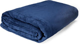 HOMLA Manta polar roja, mullida y cálida, para sofá y cama, manta cómoda, manta para sofá, manta para salón, fácil de mantener, 150 x 200 cm, color rosa Camas y mantas Besuche den HOMLA-Store Azul marino Mukava Poliéster 200 x 220 cm