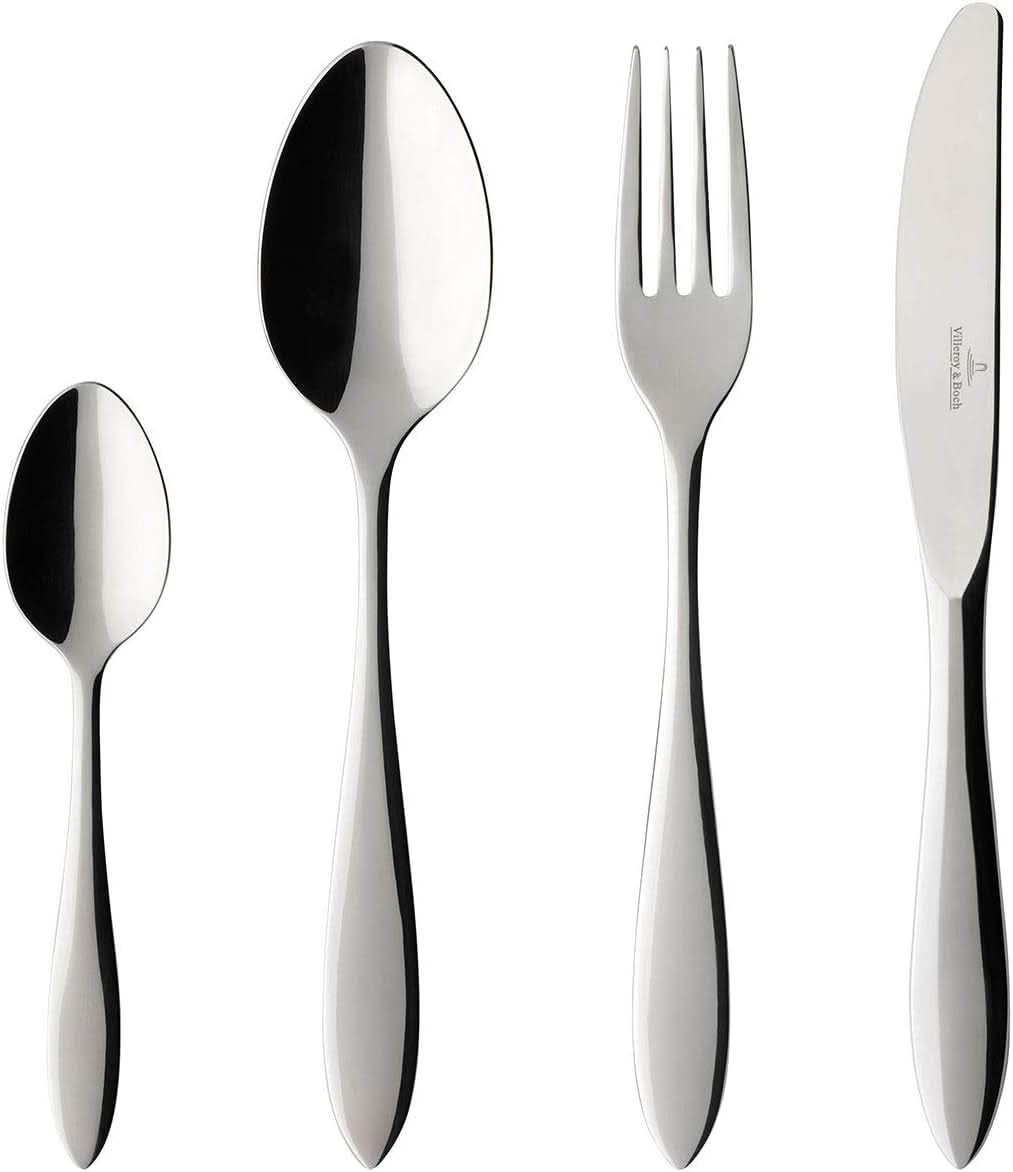 Villeroy & Boch - Juego de cubiertos Arthur 24 o 30 piezas, 6 personas Naty Shop Set 30 piezas