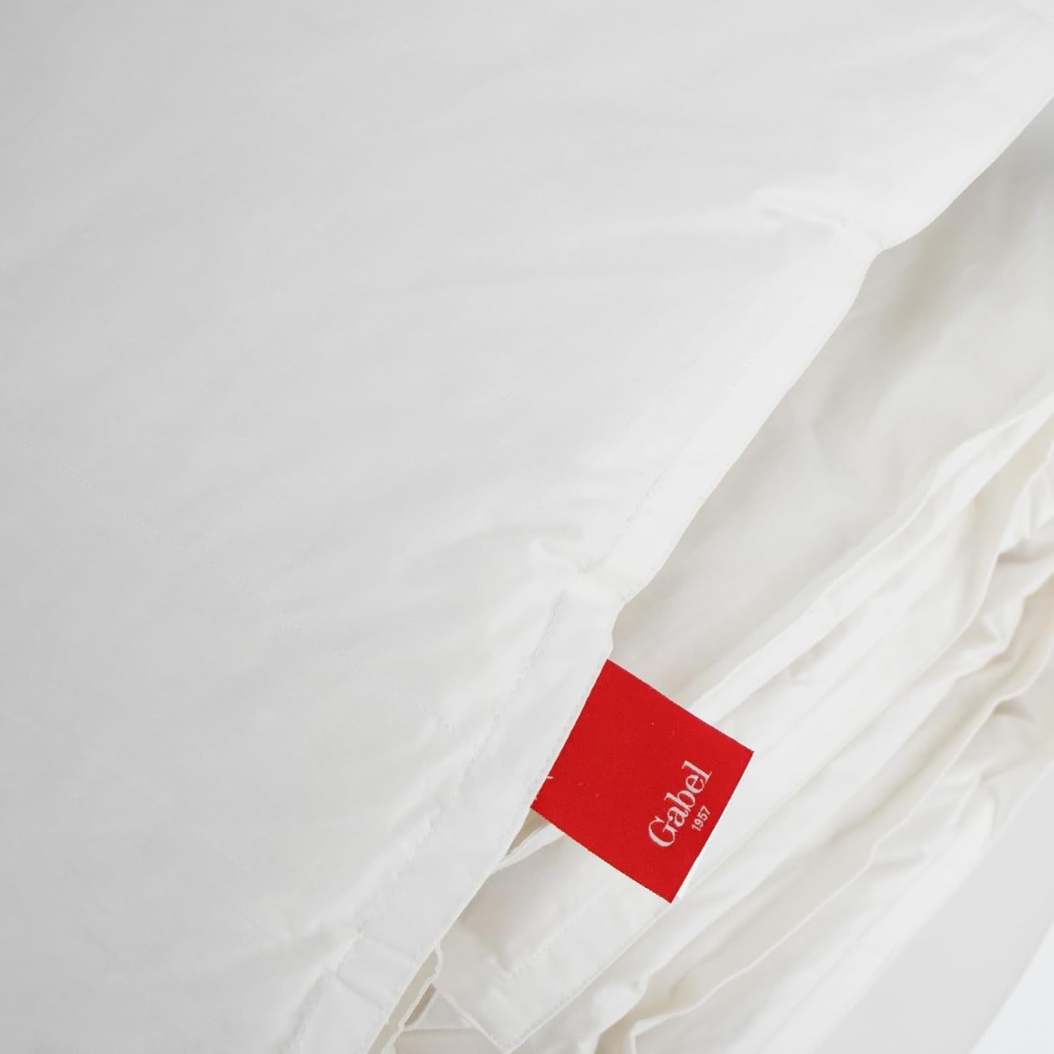 Nottetempo, Edredón De Plumas De Oca, Cama Individual, 205 X 155 X 2 Cm, Bianco Edredones y edredones Naty Shop