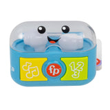 FISHER-PRICE Diversión para aprender y jugar con tapones para los oídos - Tapones para los oídos interactivos con luces divertidas, canciones de aprendizaje y actividades de motricidad fina, más de 20 canciones y frases, a partir de 6 meses, HWY45 Baby Toys Naty Shop