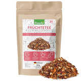 Té de frutas – 100 g de mezcla de frutas aromatizadas con manzana, hibisco y canela – Bolsa ziplock, aprox. 25 tazas – Sin aditivos, envasados ​​en Alemania