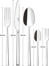 Sambonet 52562-N2 Rock acero inoxidable - Juego de cubiertos monoblock en acero inoxidable 18/10 Cocina Naty Shop