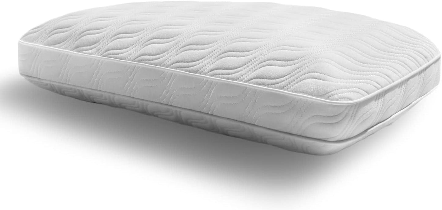 TEMPUR-PEDIC Almohada Tempur-Cloud Prohi, Espuma viscoelástica, Blanco/Opulent Garden, Almohadas King Standard Naty Shop