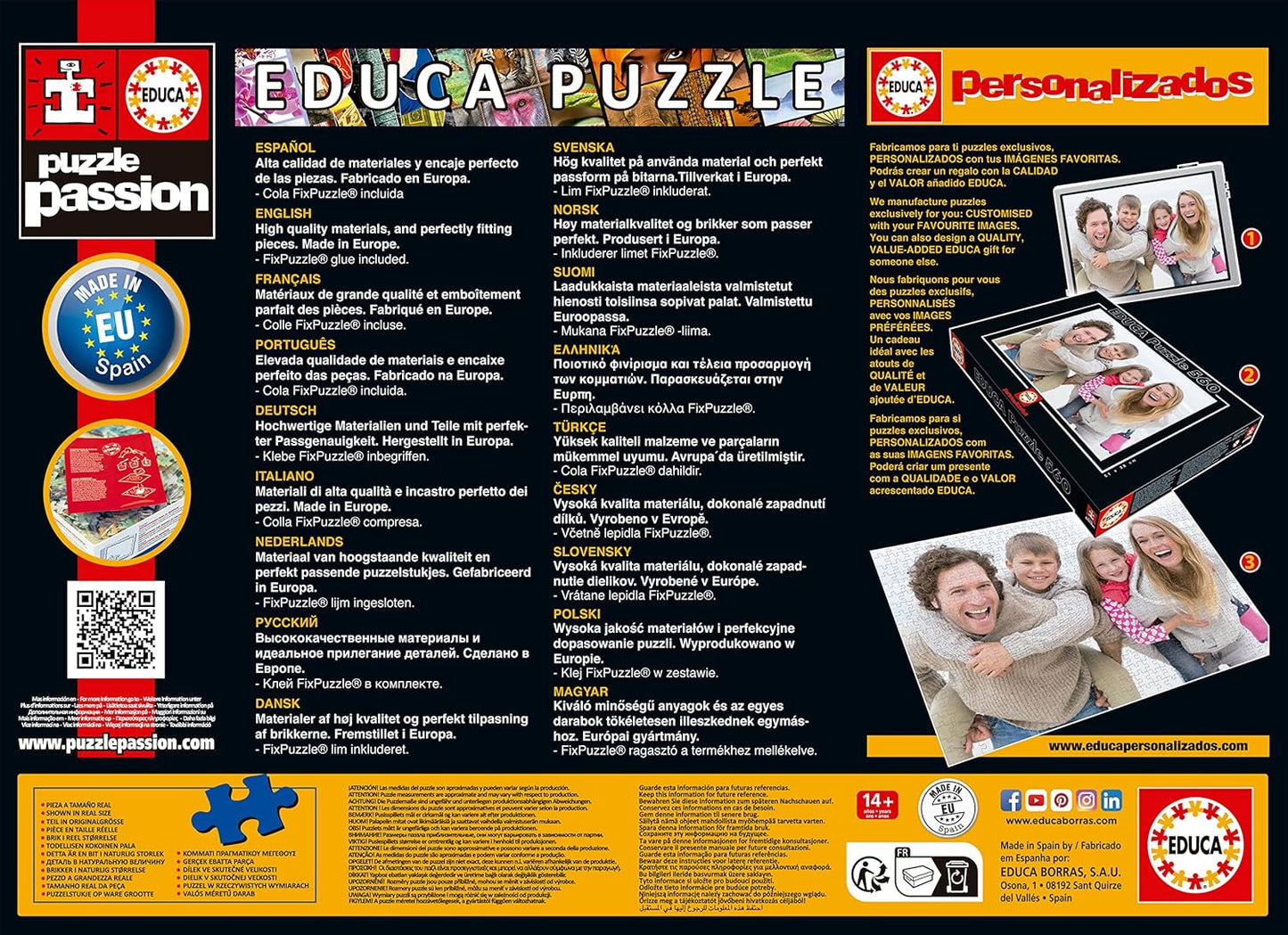 Educa - Puzzle 1000 piezas para adultos | Maravillas del mundo, puzzle de 1000 piezas para adultos y niños, atracciones turísticas, mapamundi. Puzzle para adultos a partir de 14 años (19022) Puzzle Naty Shop