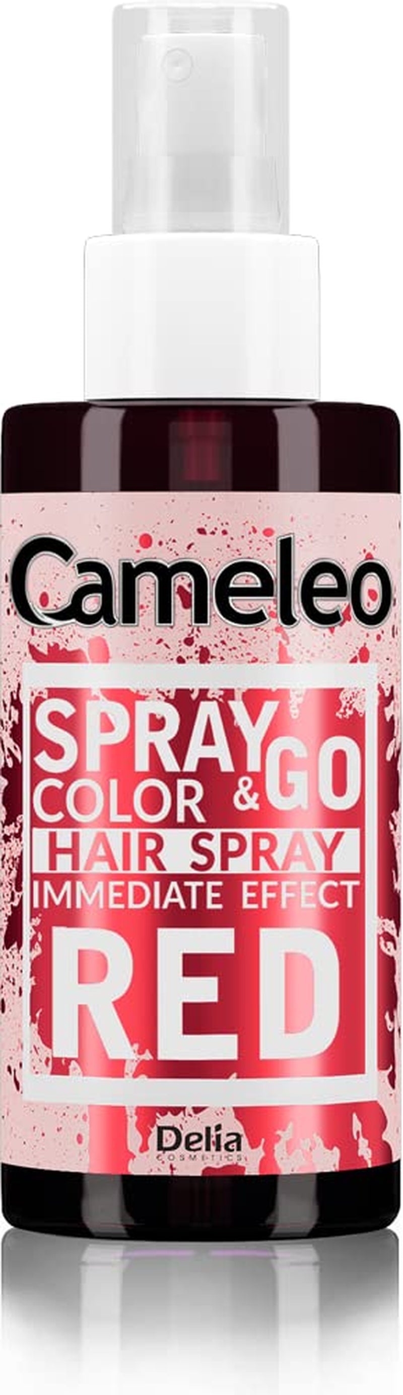 Cameleo - Spray & Go - tinte para el cabello en spray - violeta - para cabello rubio, rubio platino y gris - simplemente rociar y listo - semipermanente - resultado instantáneo - tinte para el cabello carnaval en spray - 150 ml Naty Shop Tinte Capilar Rojo 150 Ml (1 pack)