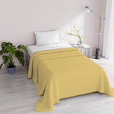 Colcha de verano Satin Stripes, poliéster, crema, 260X250 Cm Edredones y edredones Naty Shop Amarillo 170X250 Cm