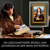 LEGO Art Mona Lisa, Set para adultos, Pintura de Leonardo Da Vinci para colgar, Actividad creativa para hombres y mujeres, Regalo para amantes del arte, Arte del Renacimiento italiano 31213 Juegos de construcción Besuche den LEGO-Store