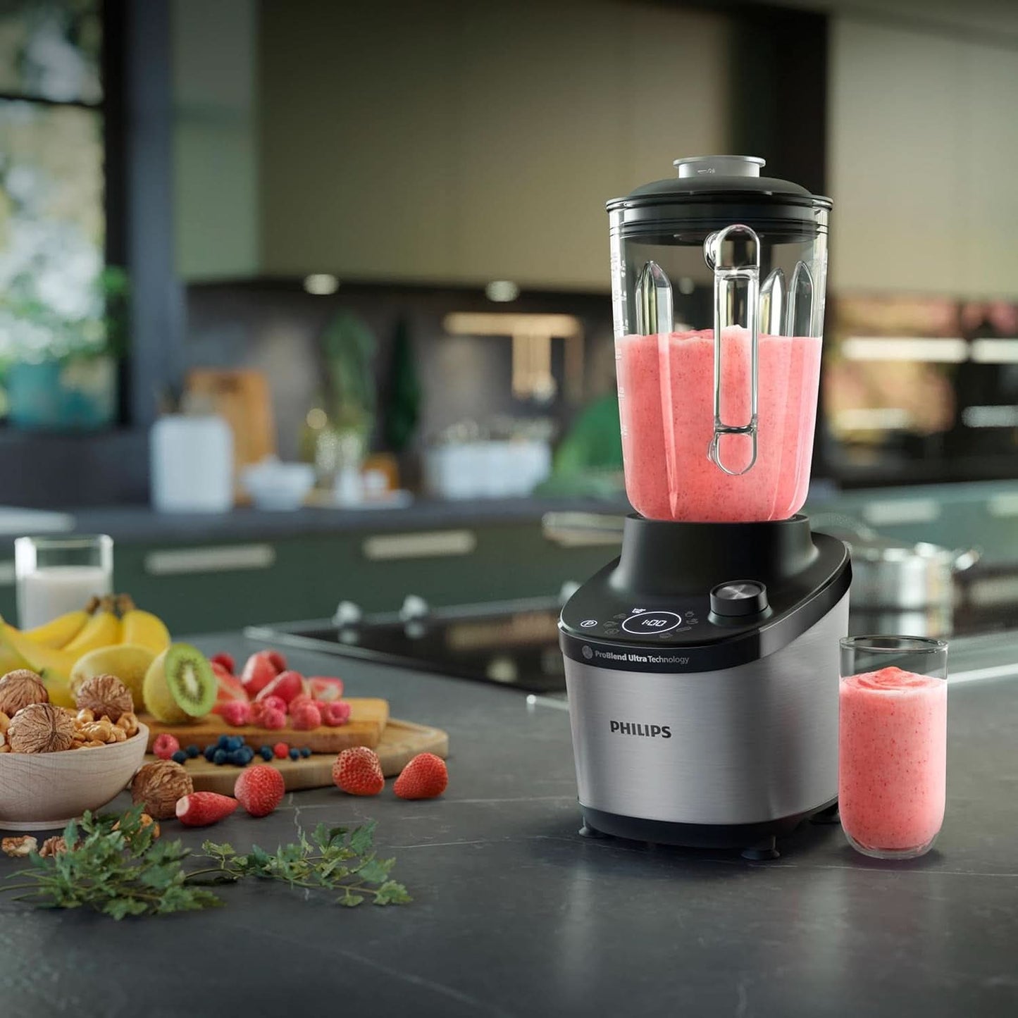 Batidora PHILIPS Serie 7000 HR3760/00, 2l, 1500W, 12 velocidades, negra Cocina Naty Shop