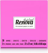 Servilletas de cóctel Renova, fucsia, 30 servilletas