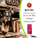 Caffè Organic Espresso Beans 250 g - 100% orgánico - Tostado en Sicilia - Método de tostado artesanal centenario - Granos de espresso premium para máquinas totalmente automáticas y portafiltro