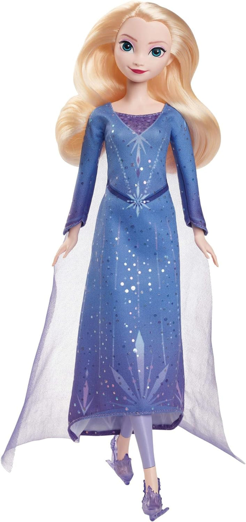 Mattel Muñeca Elsa La Reina De Hielo Disney, Muñeca La Reina De Hielo Pelo Rubio Peinado, Muebles, Zapatos Desenfundables, Regalos Disney, Juguetes 3 Años, HLW47 Naty Shop Muñecas Elsa Look Helado