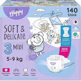 Pañales Bella Baby Happy Premium, Talla 6, Junior Extra, 15+ kg, 96 piezas, Sello DERMATEST y OEKO-TEX, Pañales Desechables para Bebé