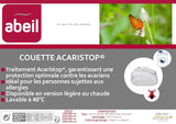 Abeil Funda nórdica Acaristop con efecto antiácaros y antibacterias, poliéster, blanco, 140 X 200 cm Edredones y edredones Naty Shop