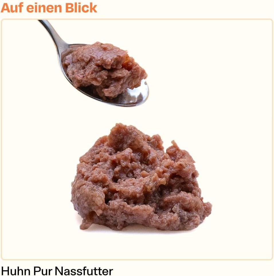 The Better Cat - Comida húmeda sin cereales con contenido extra alto de carne - Comida premium para gatos sin cereales y sin azúcar (200 g, Pollo)