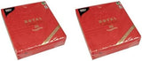 50 servilletas premium "Colección ROYAL" pliegue 1/4 40 cm x 40 cm rojo "Adornos" de alta calidad (paquete de 2)