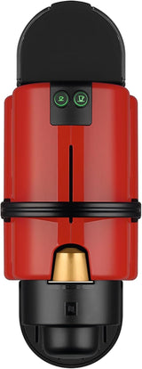 Krups Nespresso Inissia Cafetera Espresso - Máquina Espresso Compacta para Cápsulas de Café, Presión de 19 Bar, Calentamiento Rápido en 25 Segundos, Función de Ahorro de Energía, Depósito de Agua de 0,7 L, Roja, Modelo YY5506FD