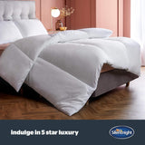 Silentnight Hotel Collection edredón para cama de matrimonio, 13,5 TOG, blanco, microfibra, blanco, cama individual 135 X 200Cm Edredones y edredones Naty Shop