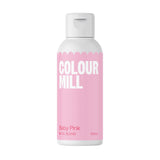 Color Mill Colorante Alimentario a Base de Aceite, Mezcla de Aceite Rosa Pálido - Colorante Alimentario para Chocolate, Fondant, Muffins, Pasteles, Hornear, Macarrones - Colorante Alimentario para Decoración de Pasteles - 100ml