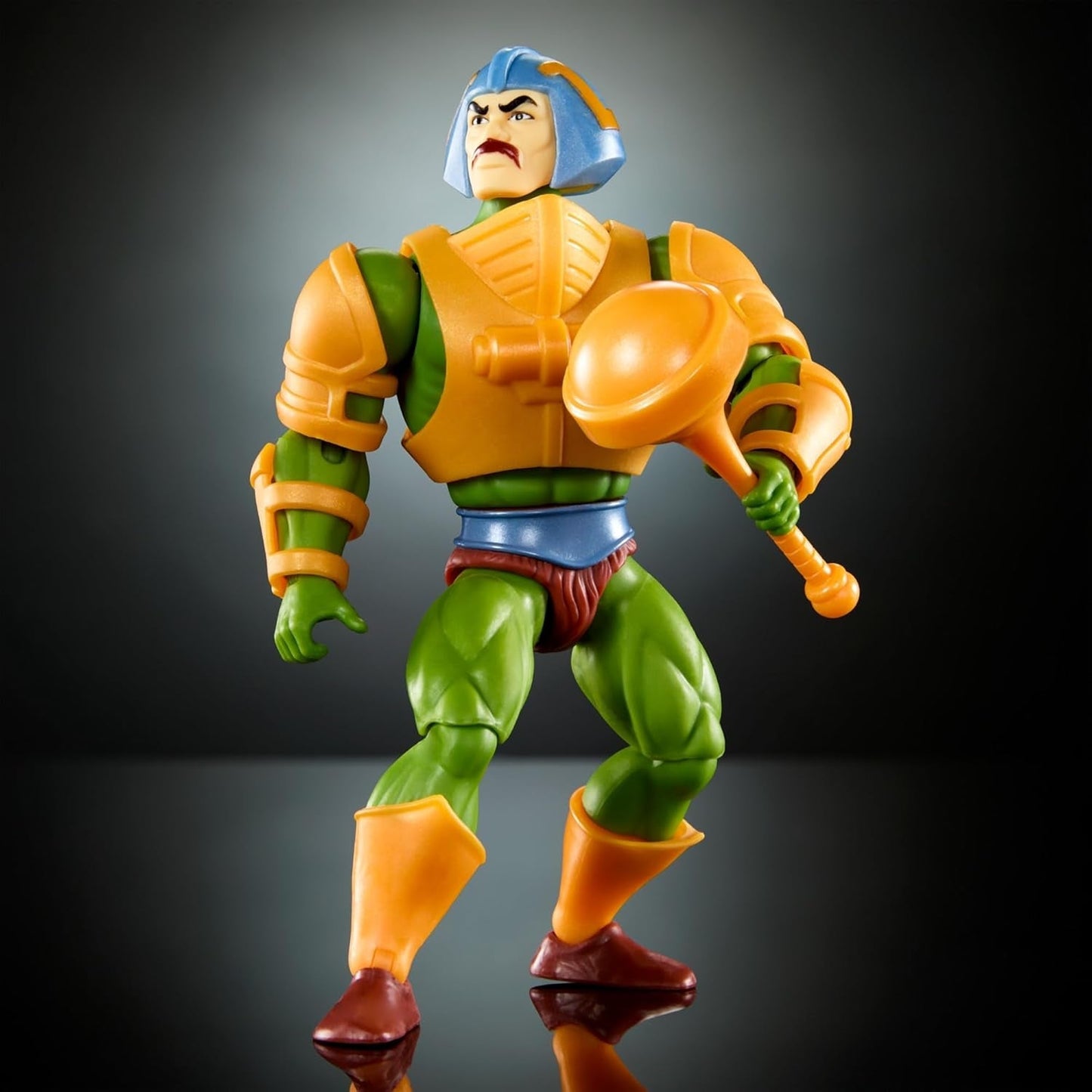Juguete Masters of the Universe Origins, figura de acción de Duncan Man-At-Arms de la colección Cartoon, altura aprox. 14 cm, héroe con armadura removible y accesorios, Figuras de acción HYD25 Naty Shop