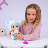 Cry Babies Loving Care Kristal Doll, Kristal Loving Care Baby Doll con 3 accesorios para jugar al doctor, cuidados de enfermería, llorar con lágrimas reales, juguete para bebé de 18 meses