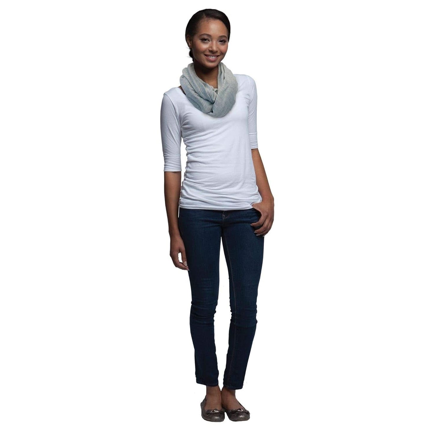 Chicco - Pañuelo de lactancia Boppy Infinity 17 Cm gris Accesorios Alimentación y Lactancia Bebe Naty Shop