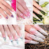 Pegamento para puntas de uñas, BOLASEN Pegamento para uñas extra fuerte, 4 piezas Pegamento para uñas agrietado, Pegamento para uñas, Pegamento para uñas artificial extra fuerte, Pegamento para uñas - 4 * 7 ml