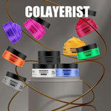 COLAYERIST Color de cabello negro lavable temporal Cera de color de cabello para hombres y mujeres Máscara de cabello para fiesta o cosplay Productos de color de cabello sin desorden Tinte para el cabello Naty Shop
