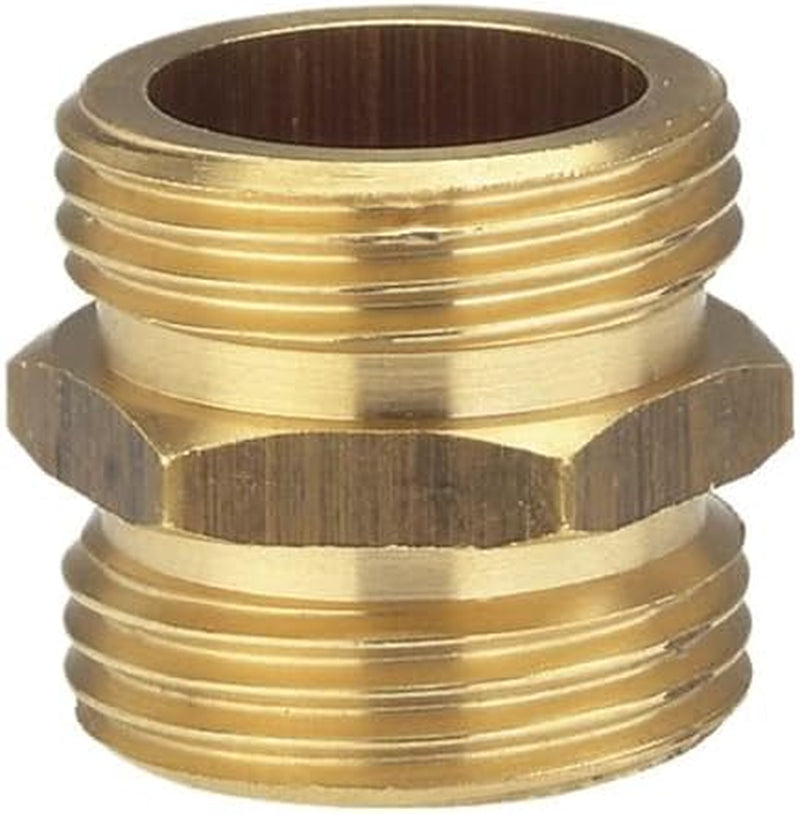 Racor roscado de latón Gardena: conector de latón para conexión por ambos lados, p. a bombas, rosca de tubo 26,5 mm (G 3/4 pulgadas) (7260-20)