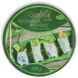 Papel de arroz Ricefield, redondo, 22 cm (1 x 0,2 kg)