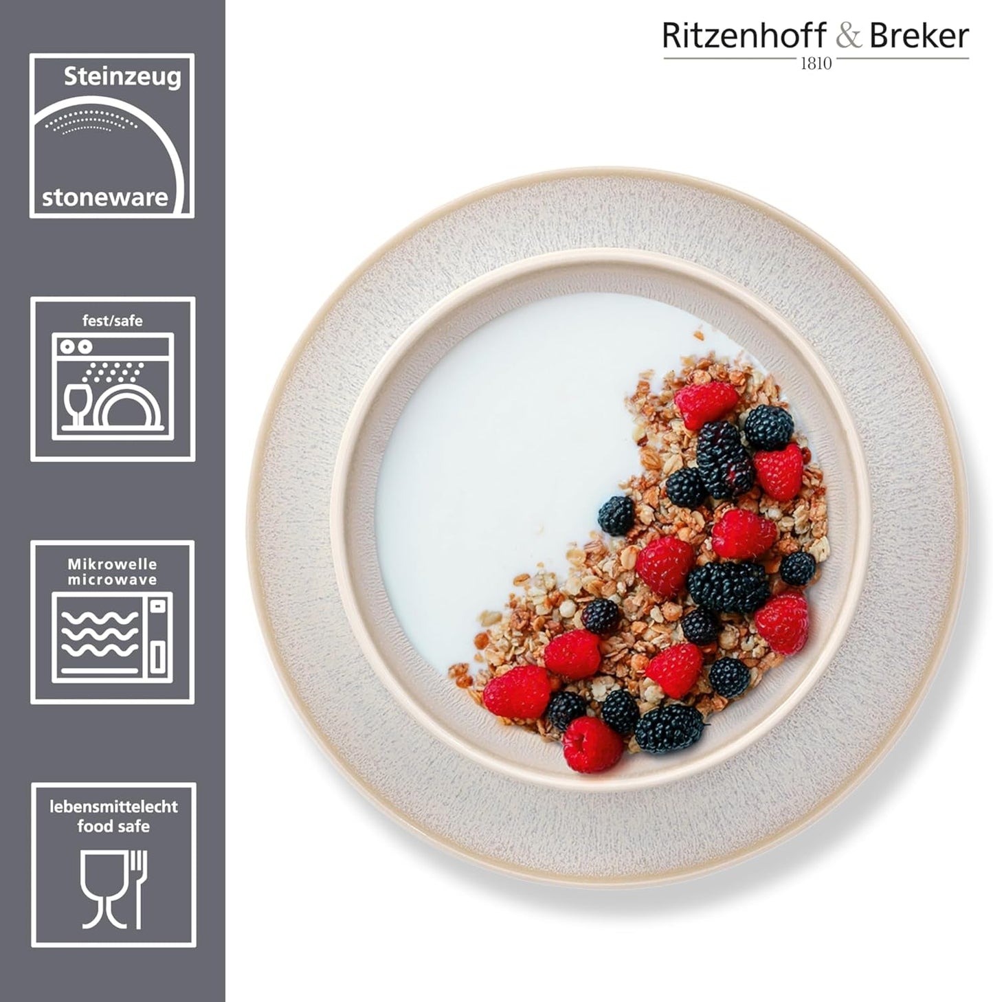 Ritzenhoff & Breker Laredo Juego de desayuno, 12 piezas - DS