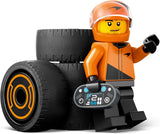 LEGO City F1 Racer con coche de carreras Mclaren - Modelo de juguete de Fórmula 1 con coche de carreras y minifigura - Pequeño regalo para niños y niñas a partir de 6 años o aficionados a los deportes de motor 60442 Juegos de construcción Besuche den LEGO-Store