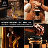 KING'S COFFEE - TOSTADO ESPECIAL - 1 kg de granos de espresso Barista Premium - Café de baja acidez - Tostado en pequeños lotes en Italia - La mejor mezcla de Arábica y Robusta para máquinas totalmente automáticas y con portafiltro