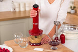 Russell Hobbs Stabmixer [3 en 1: Pürierstab/Zerkleinerer, Mixer- & Schneebesenaufsatz] Desire Rot (sin Bpa y Spülmaschinenfestes Zubehör, Für Smoothie, Suppen Saucen, Joghurt Babynahrung) 24700-56 Kitchen Naty Shop