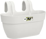 elho Vibia Campana Easy Hanger M 36 - Maceta para balcón y exterior - Ø 36,0 x H 26,5 cm - Negro/Antracita
