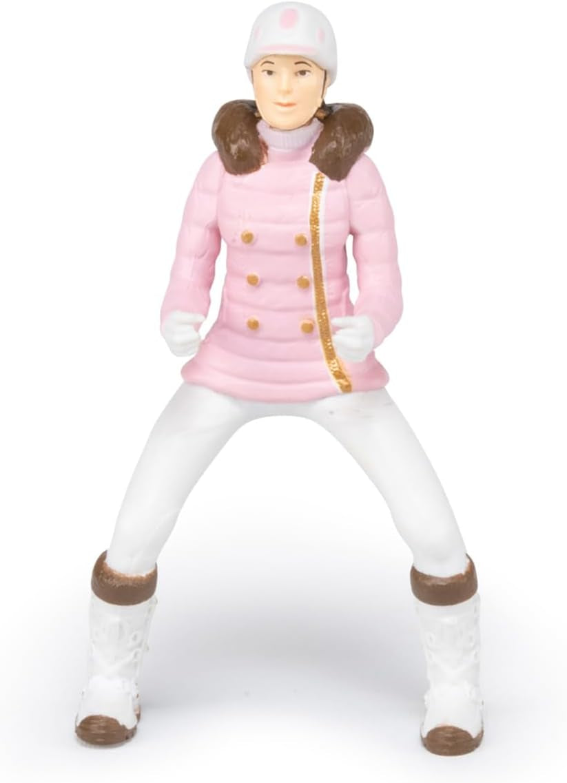 PAPO - Figura Caballo - Rider Fashion Winter, pasión por la equitación, juguete para niños a partir de 3 años. Figuras de acción de Naty Shop.