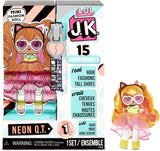 Jajaja ¡Sorpresa! 570776E7CAZ JK Mini Fashion Doll - 15 Sorpresas, Ropa y Accesorios - Coleccionables - Neon QT