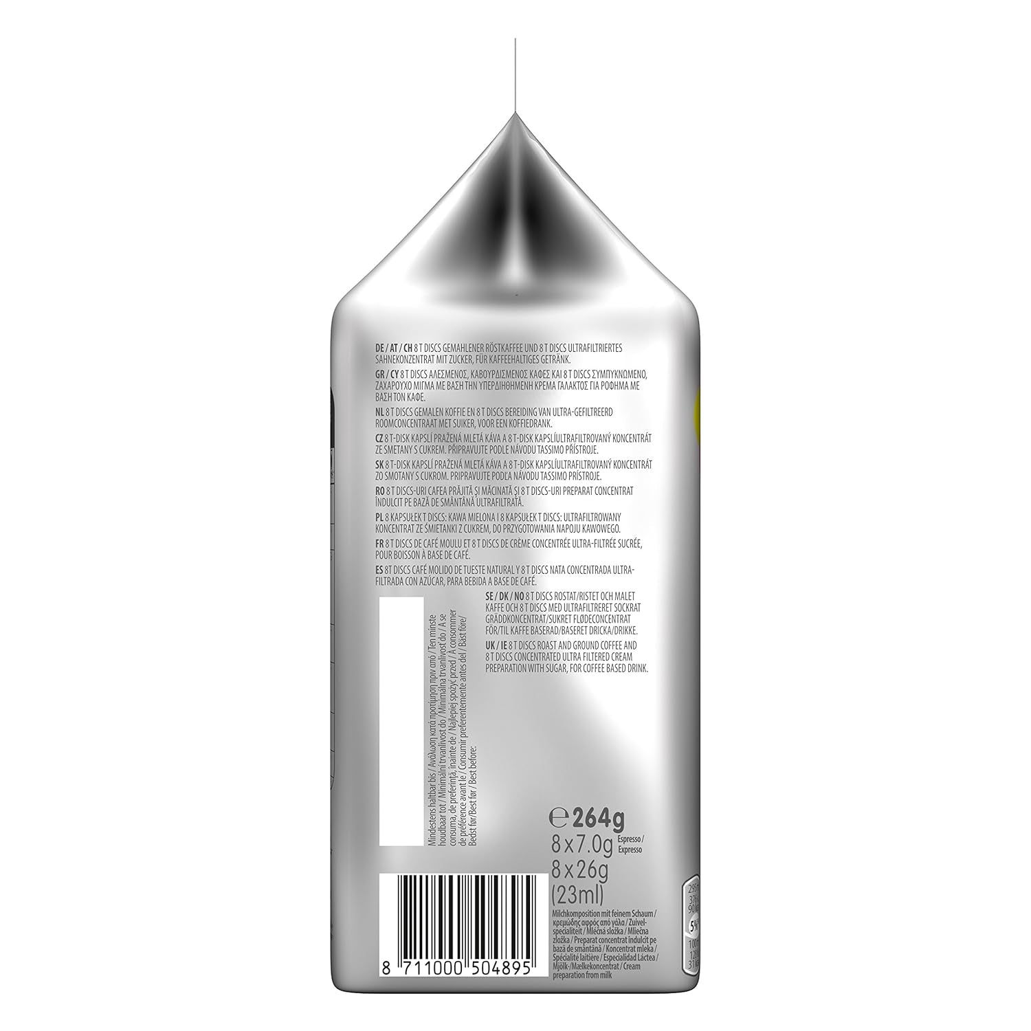 Tassimo Kapseln Jacobs Type Latte Macchiato Classico, 5 x 8 cápsulas, 40 cápsulas de café