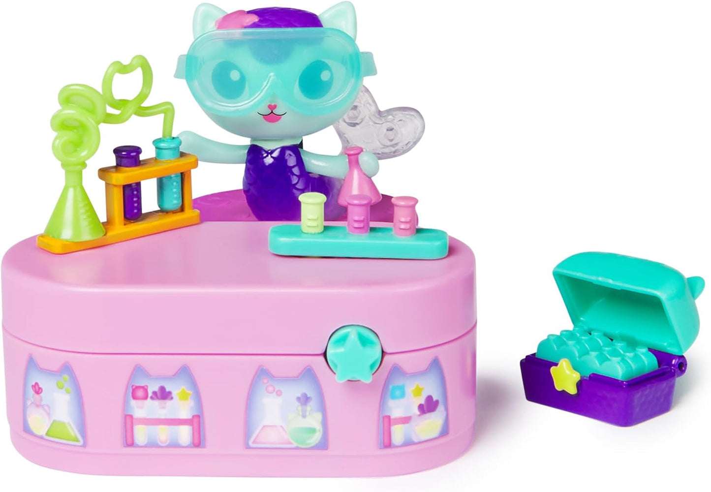 Casa de muñecas Gabby™S, paquete de muebles Bobble Kitty con figura de gato suricata con muebles y accesorios para casa de muñecas, a partir de 3 años Casas de muñecas Naty Shop Default Title