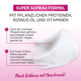 L'Oréal Paris Elvital Anti Split End Hair Mask para cabello largo y dañado, Tratamiento intensivo con aclarado, Con vitaminas vegetales y aceite de ricino, Dream length Super Build-up Mask, 1 x 300 ml Naty Shop Hair Mask