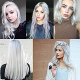 Tinte Capilar Blanco Natural, Tinte Cera Capilar Blanco, Tinte Capilar Natural Blanco Unisex, Tinte Capilar Blanco, Cera Capilar Fiesta Halloween Cosplay, Tinte Capilar Cera Capilar Fiesta, 30ML Naty Shop Tinte Capilar