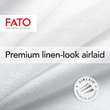 Fato - Servilletas de papel seco, airlaid, efecto textil, paquete de 50 servilletas, 40X40 plegadas en formato 4, Tropicana Decor