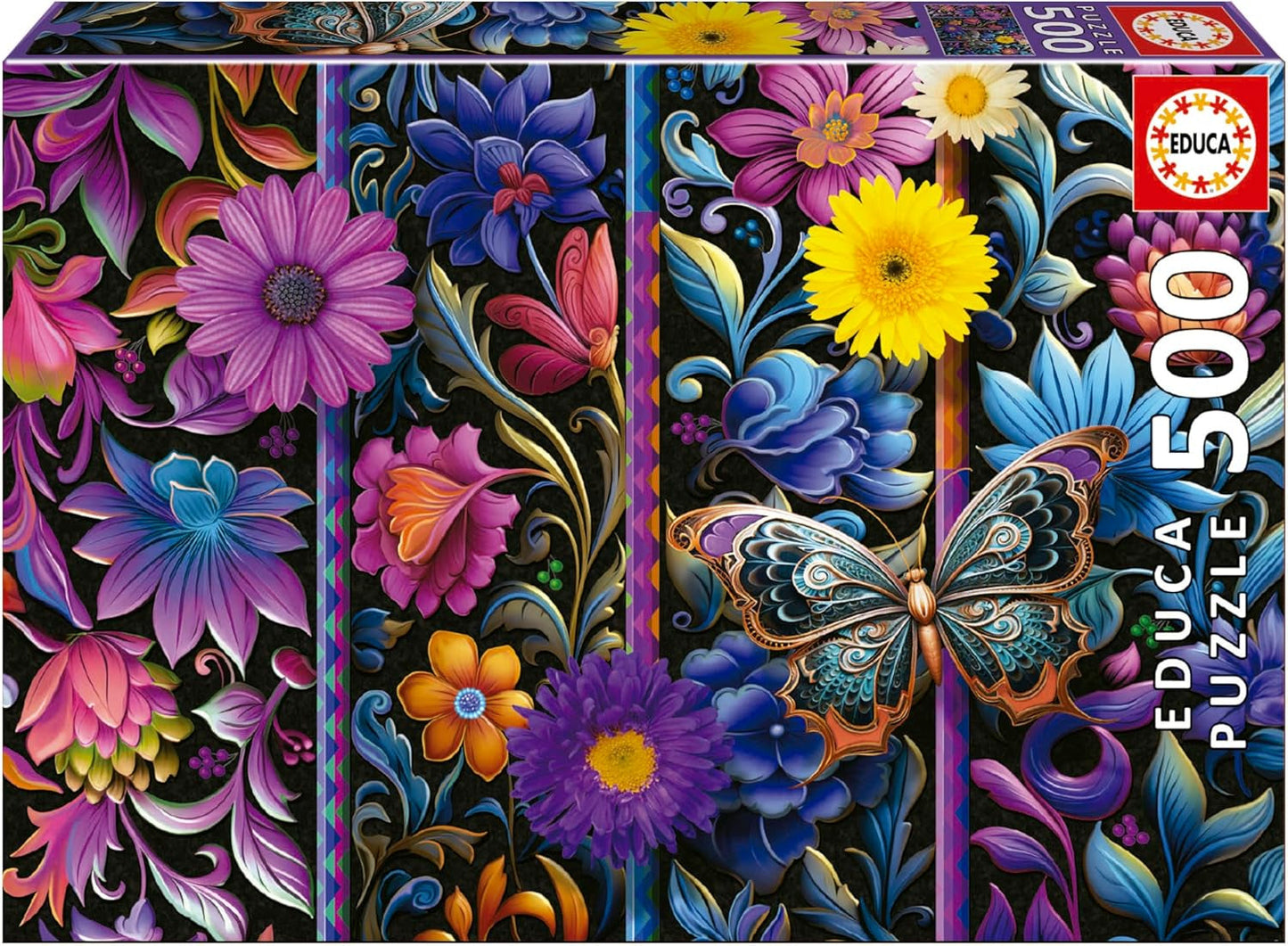 Educa - Puzzle de 500 piezas para adultos | Bada Bloom. Dimensiones: 48 X 34 cm. Incluye pegamento para rompecabezas Fixpuzzle. Durante 11 años (19909) Puzzle Naty Shop Título predeterminado