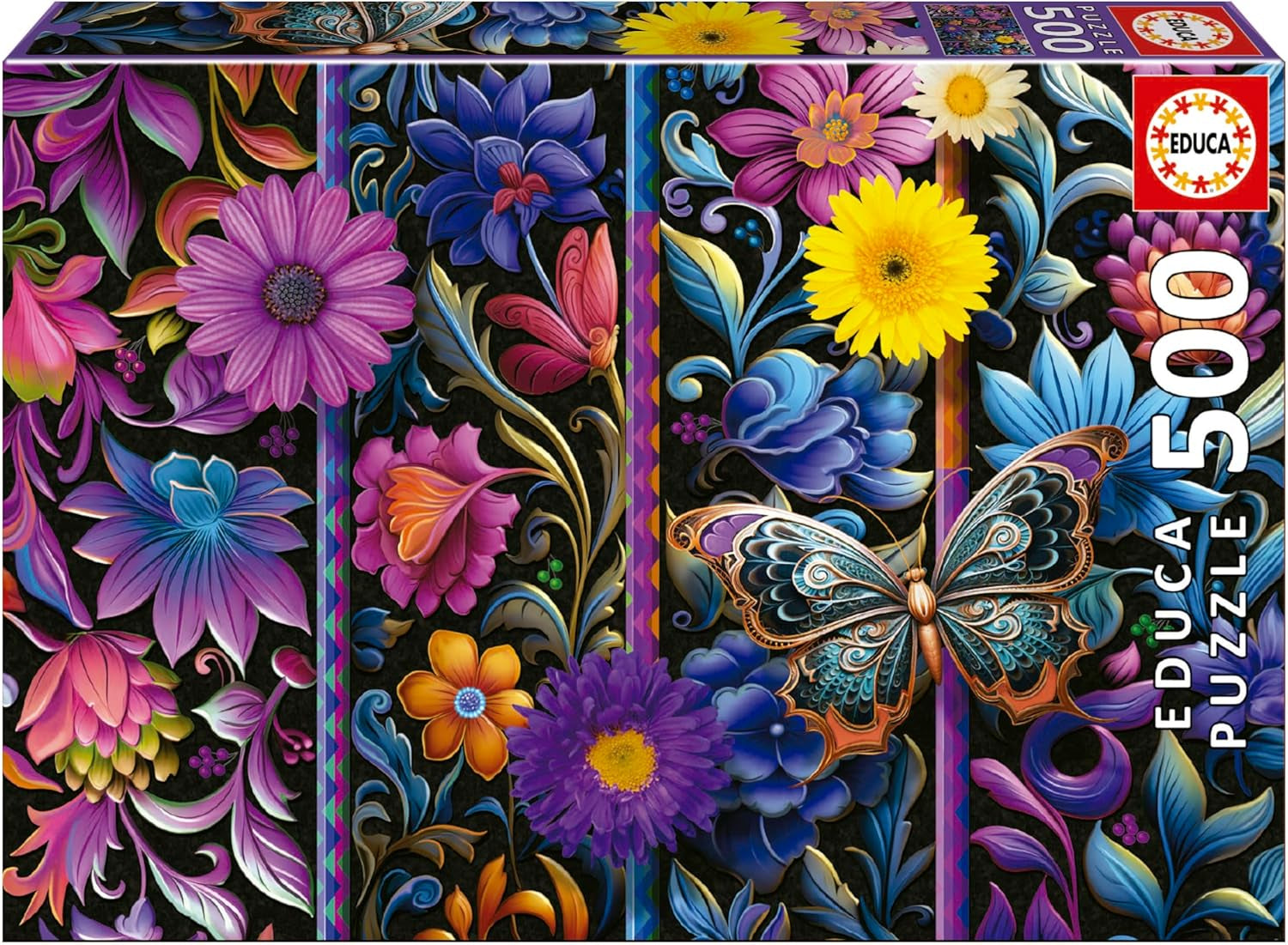 Educa - Puzzle de 500 piezas para adultos | Bada Bloom. Dimensiones: 48 X 34 cm. Incluye pegamento para rompecabezas Fixpuzzle. Durante 11 años (19909) Puzzle Naty Shop Título predeterminado