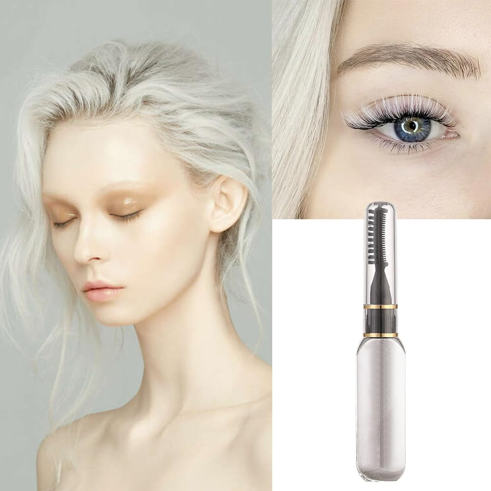 Tinte para el cabello en barra - Tiza temporal para teñir el cabello, peine lavable no tóxico para niñas, máscara para el cabello, juego de tintes para el cabello, color blanco Naty Shop Tinte para el cabello