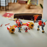 LEGO NINJAGO Robot Jinete de la Tormenta de Kai - Moto voladora de juguete con 3 minifiguras - Robot con cabeza, brazos y piernas móviles - Juguete de construcción - Regalo para niños y niñas a partir de 7 años 71830 Juegos de construcción Besuche den LEGO-Store