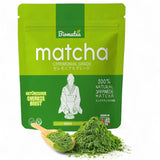 Matcha de grado ceremonial de 50 g de Japón - 100% natural, libre de pesticidas y probado - Molido en piedra - Té japonés Moegi Matcha Premium en polvo