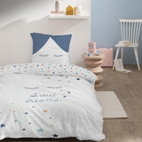 Juego de cama infantil reversible, Ropa de cama Estrellas - infantil Naty Shop